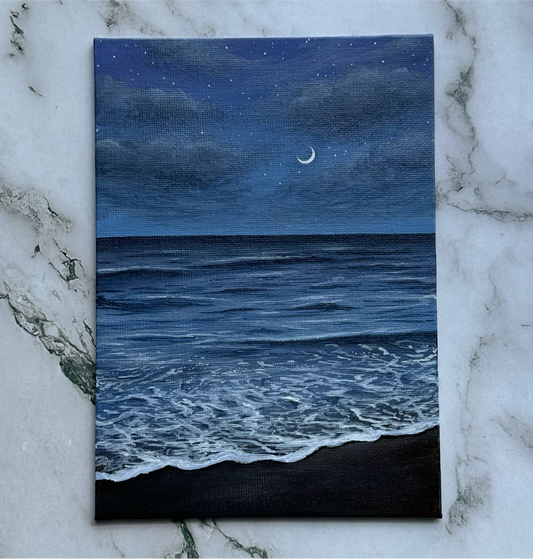 dreamy night seascape