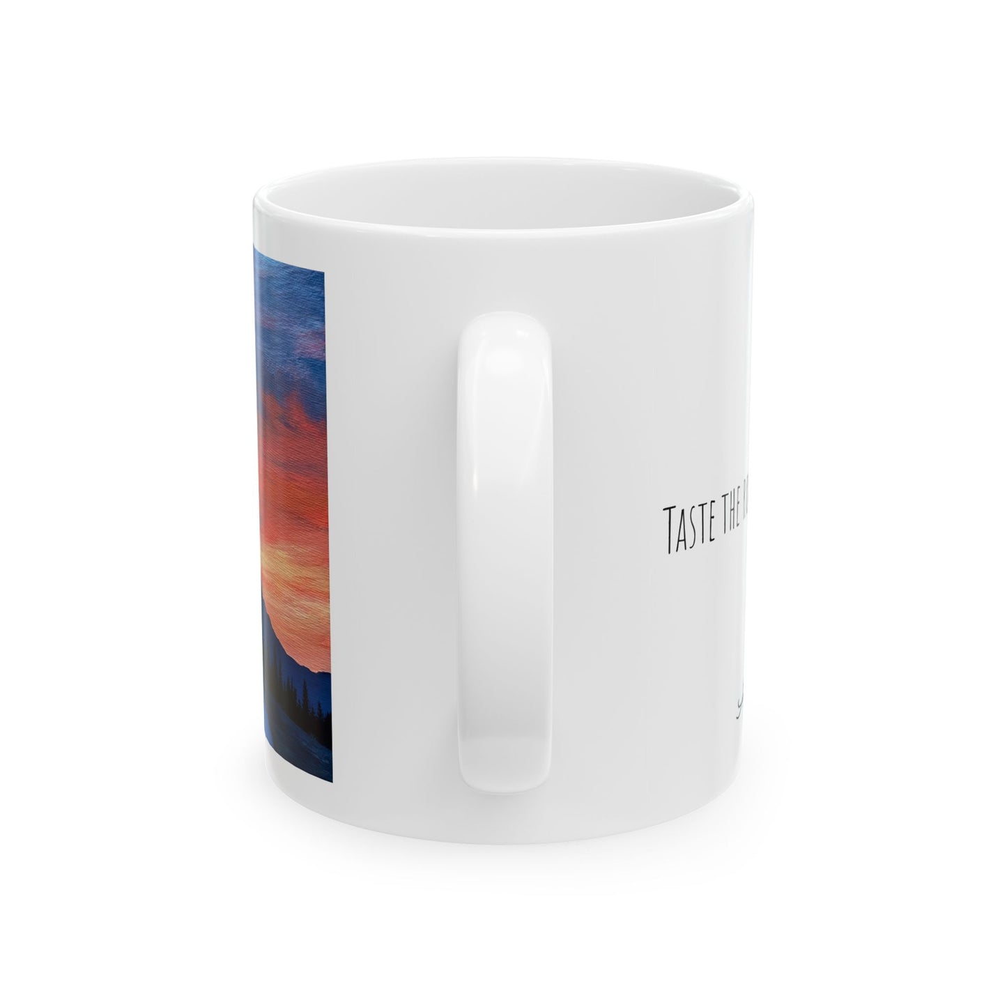 “road to tranquility” Ceramic Mug, 11oz