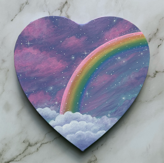 heart dreamy rainbow