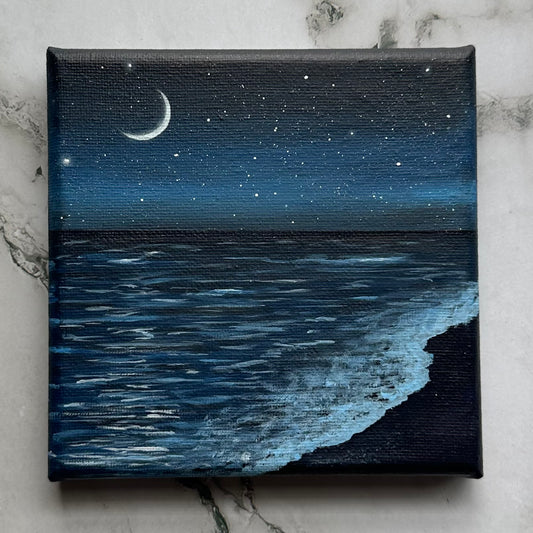 seascape at night