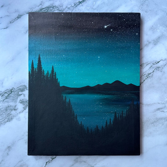 glistening night sky (custom painting)