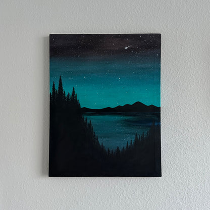 glistening night sky (custom painting)