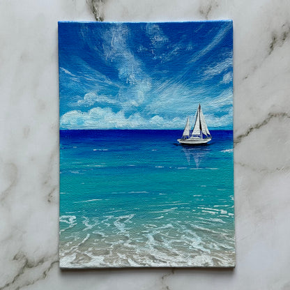 sailboat at sea